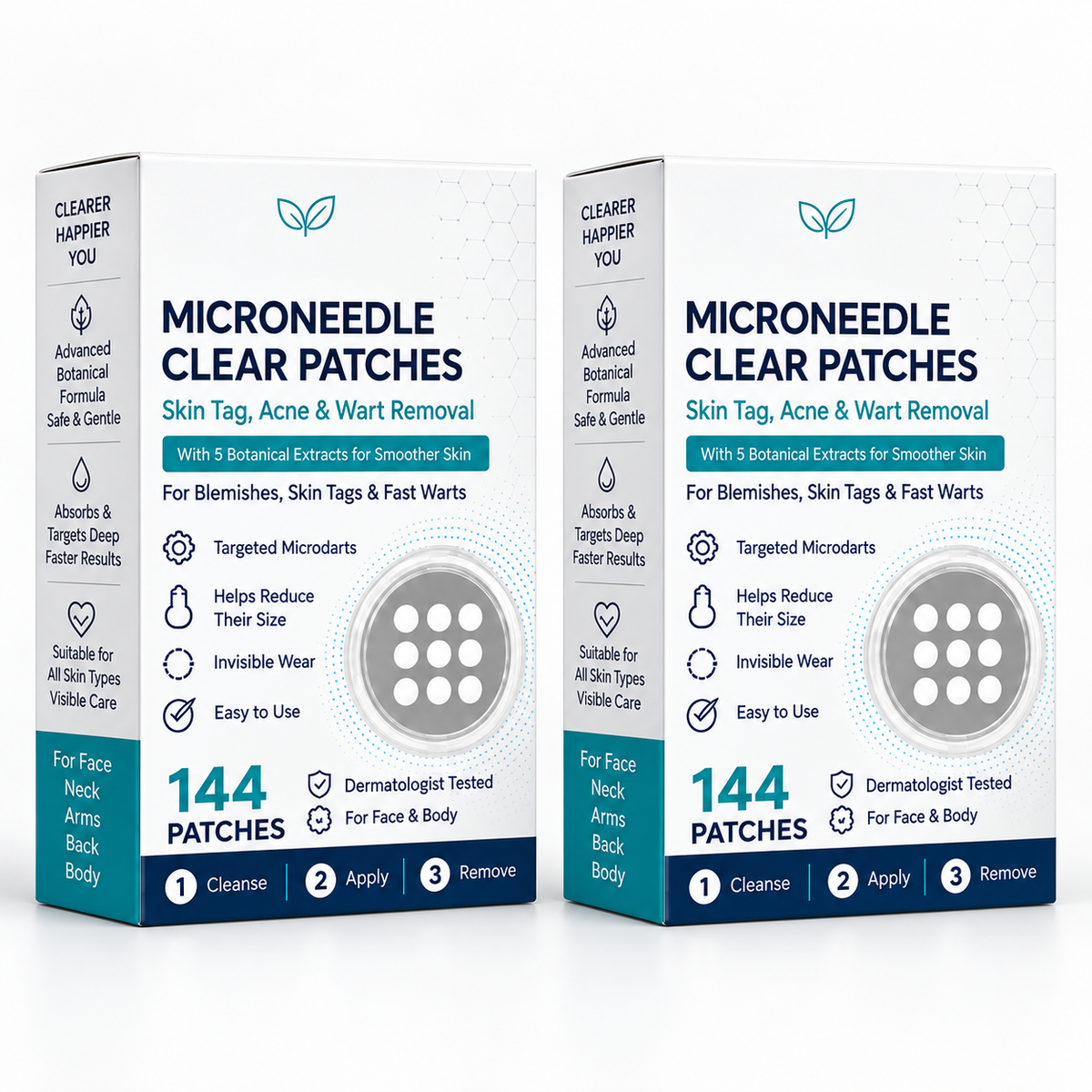 2-in-1 Microneedle & Hydrocolloid Patch
