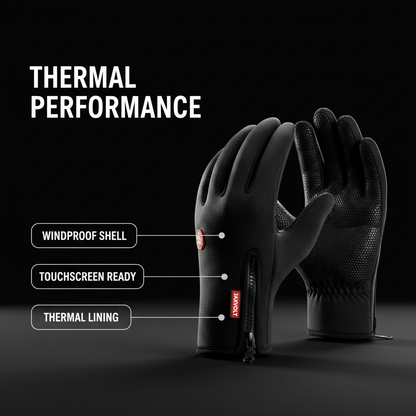 Waterproof Thermal Touchscreen Gloves