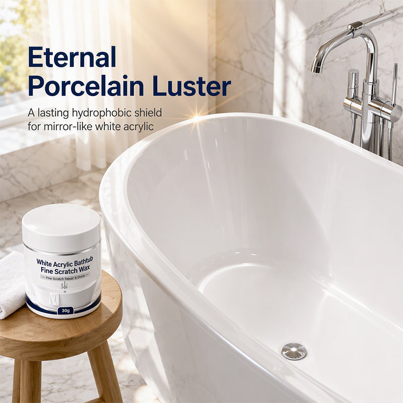 White Acrylic Bathtub Fine Scratch Wax