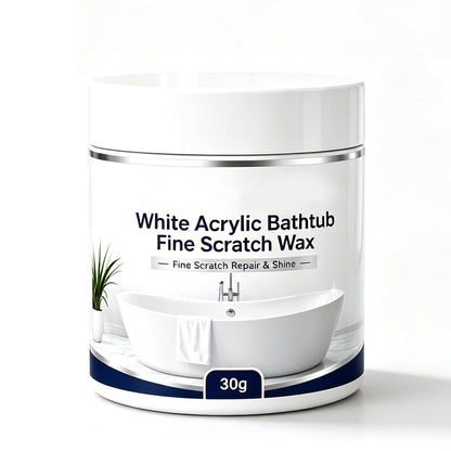 White Acrylic Bathtub Fine Scratch Wax